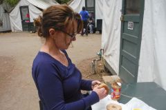 Ginny Making Lunch