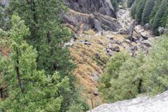 The Trail Going Down Vernal Falls